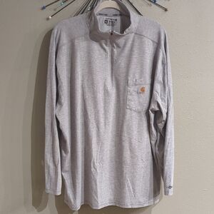 Carhartt Men's 104255 Force Relaxed Fit Quarter Zip Pocket T-Shirt 3XL